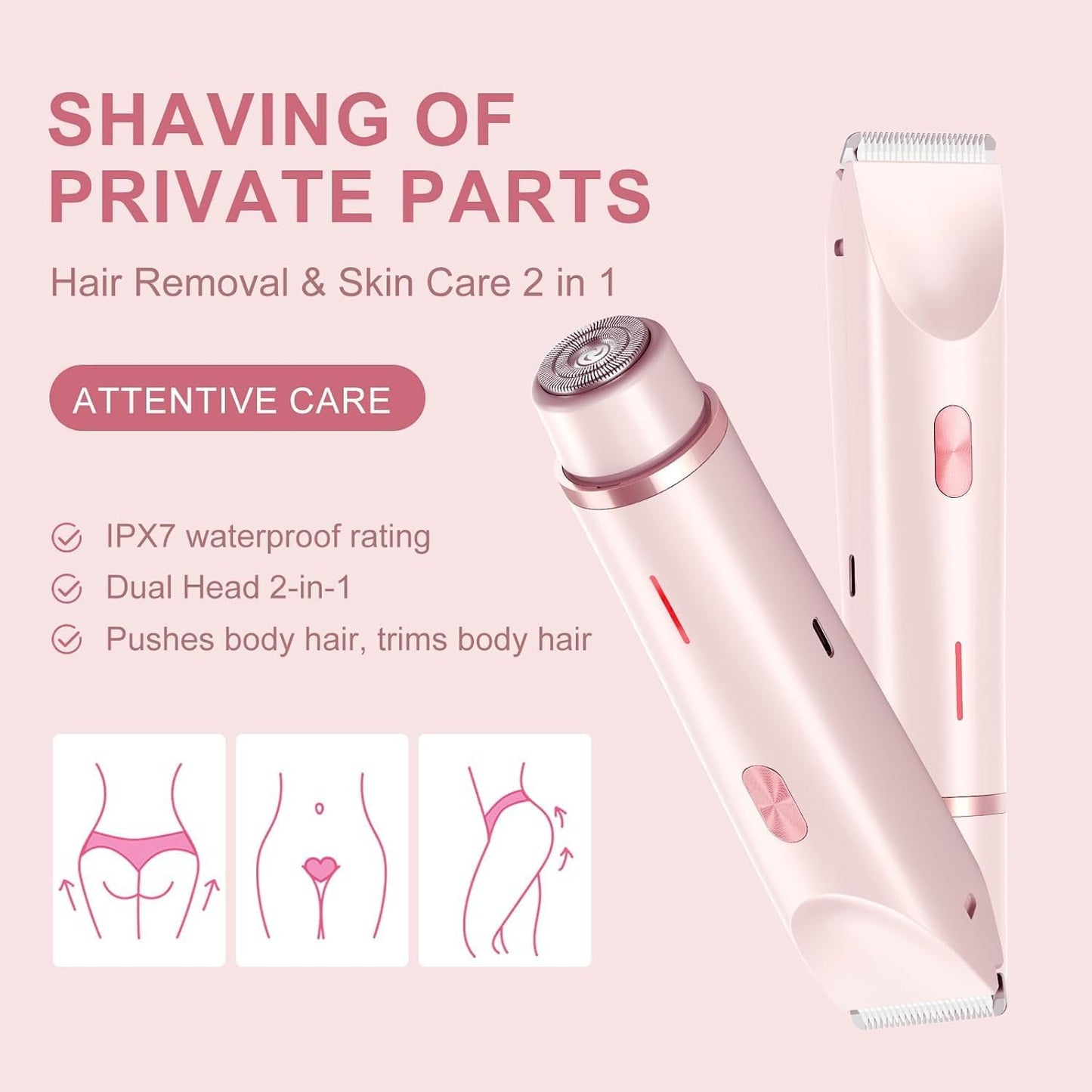 2-in-1 Electric Razor & Trimmer